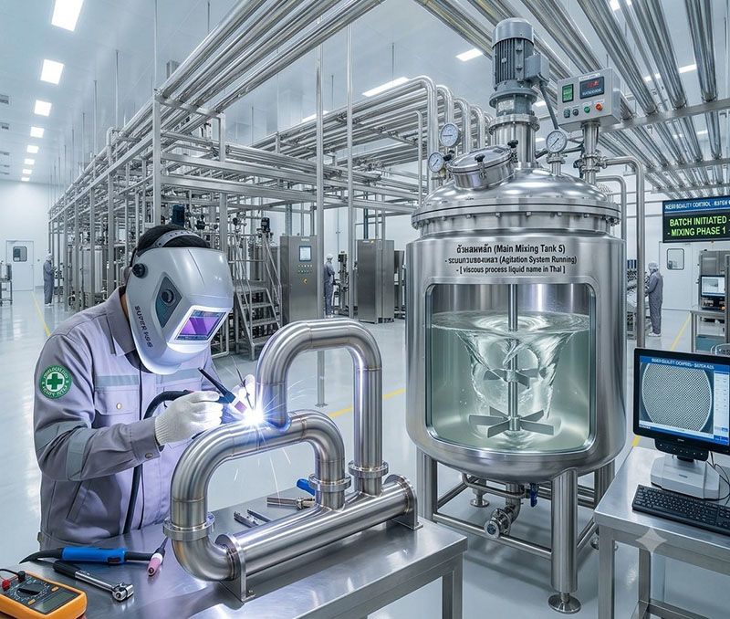 Industrial Piping System